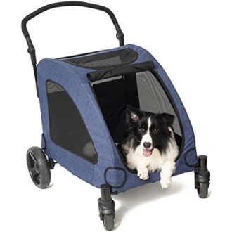 LATGLEND 4 Wheel Foldable Pet Stroller Review: Breathable & Spacious